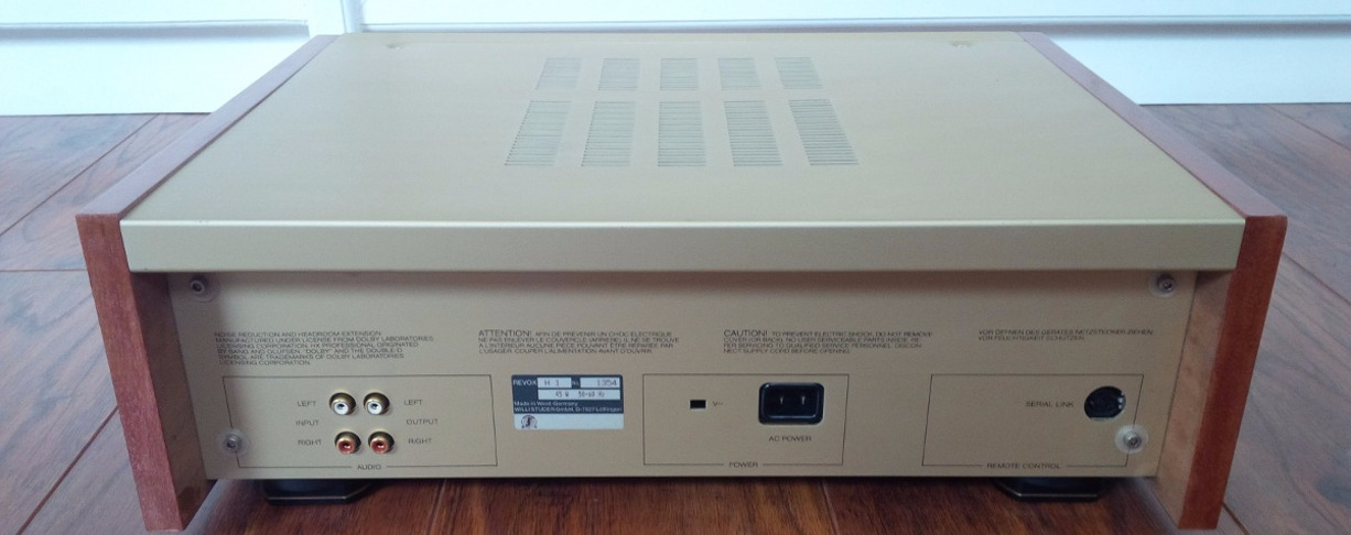 Revox H-1 rear